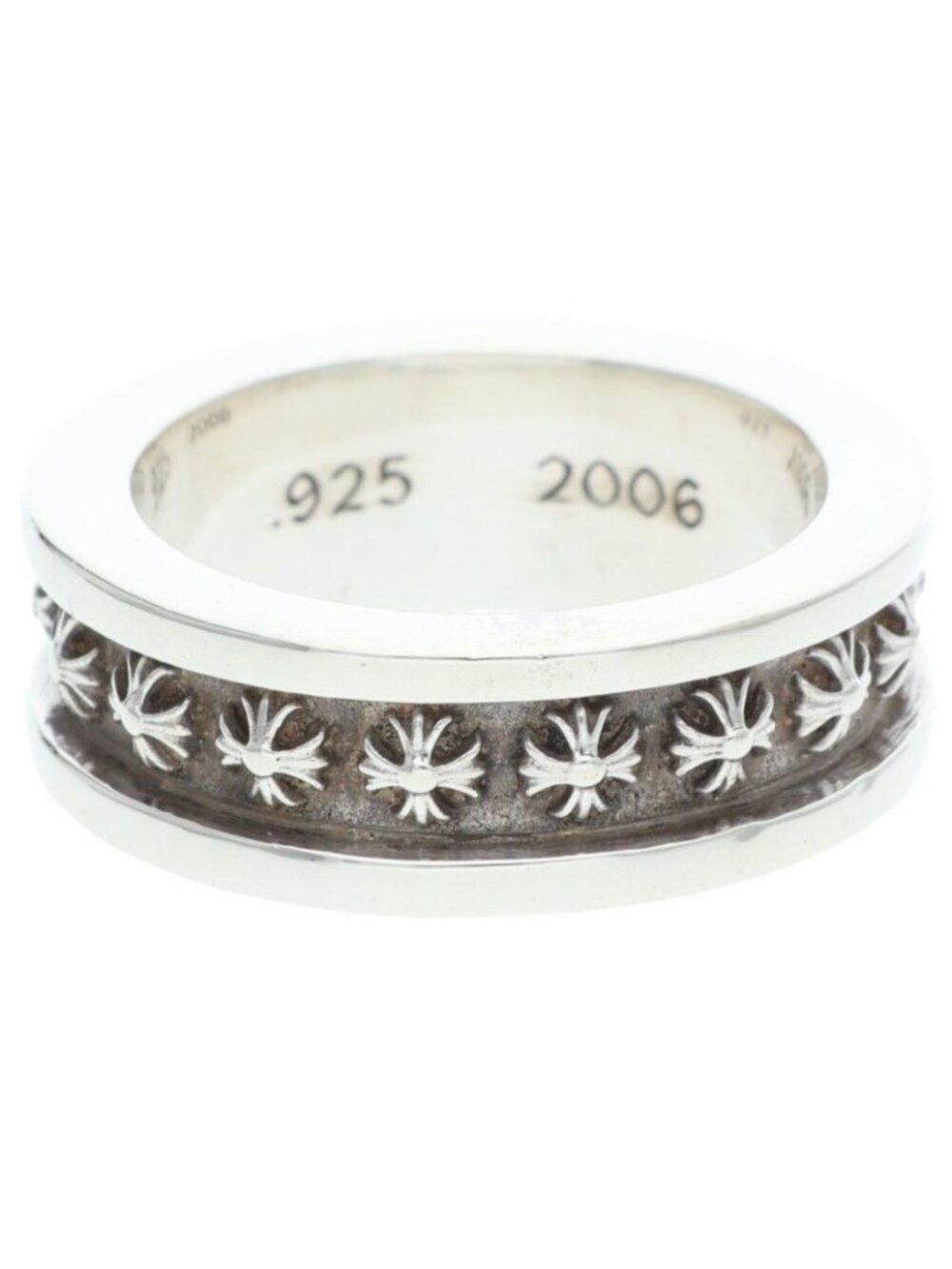 Chrome Hearts CH Prs Mini CH Plus Silver Ring